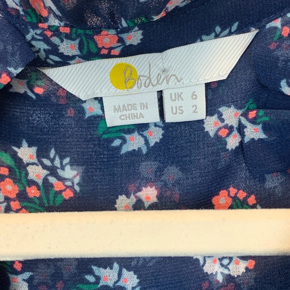 Boyden Sheer Button Up Blouse - image 3